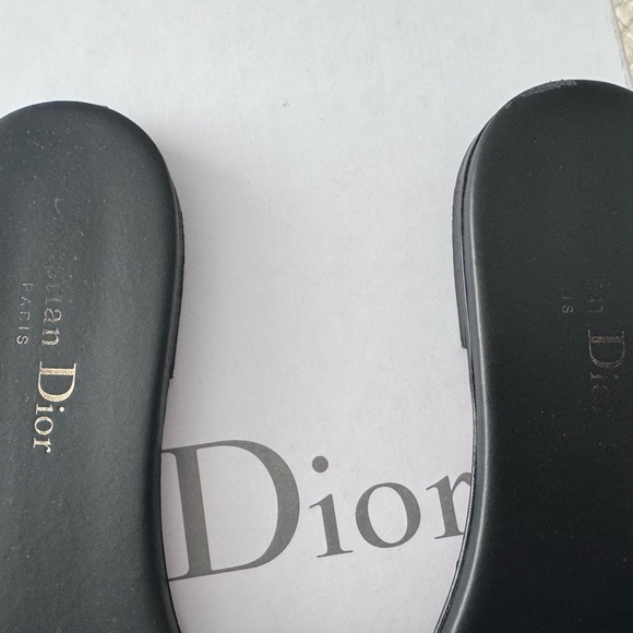 Dior sway slides in 39.5 in navy blue - Picture 4 of 7